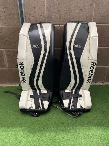 Reebok XLT 28int Goalie Leg Pads (Intermediate, 29+1", Used)