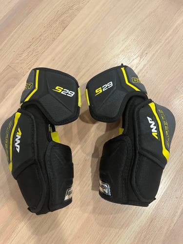 Used Bauer Supreme s29 Elbow Pads Sr Medium