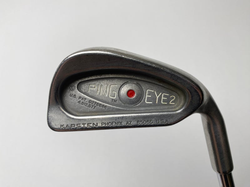 Ping Eye 2 Single 1 Iron Red Dot 1* Flat Karsten ZZ-Lite Regular Steel Mens RH