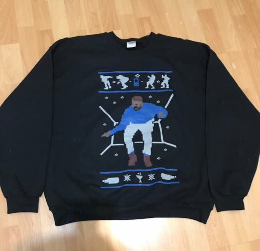 Drake Hotline Bling Black Sweatshirt New Size Xxl