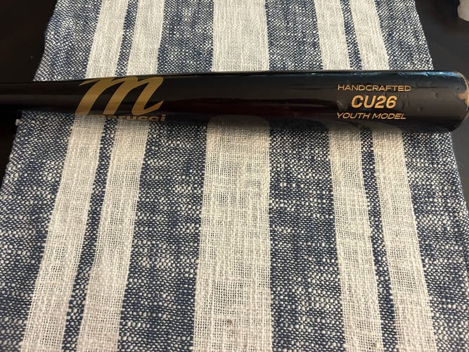 Used 2022 Marucci Wood CU26 Bat (-7) 21 oz 28"