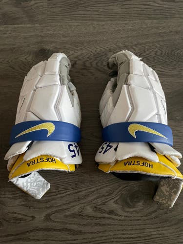 Used Hofstra Nike 13" Vapor Elite Lacrosse Gloves