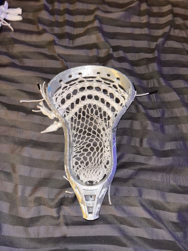 Silver dyed lacrosse head