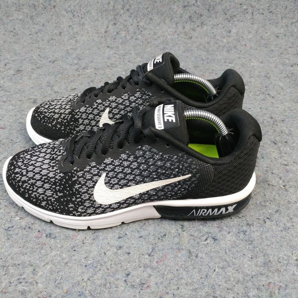 Herdenkings Emulatie Isolator Nike Air Max Sequent 2 Womens Running Shoes Size 7.5 Trainer Sneaker Black  White | SidelineSwap