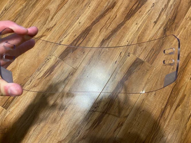 Like NEW CCM Revision Straight Hockey Visor With Hardware