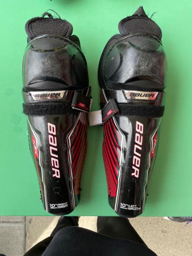 Used Junior 10"  Bauer NSX Shin Pads