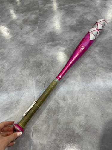 Used Easton Pink Sapphire Alloy Bat -10 18OZ 28"