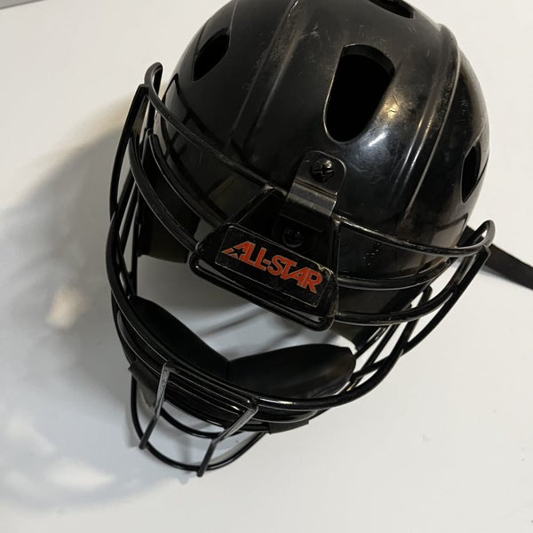 NEW - All Star FM55EXT Catcher's Mask, Red