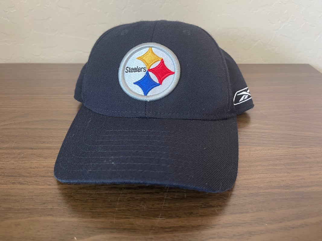 Pittsburgh Steelers NFL FOOTBALL REEBOK NFL EQUIPMENT Size 7 Fitted Cap Hat!