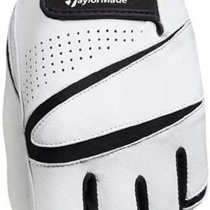 NEW RH TaylorMade TM15 Stratus Sport White Leather Golf Glove Mens Small (S)