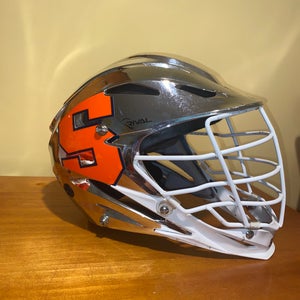 Chrome Syracuse Lacrosse STX Rival Helmet