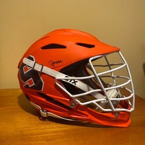 Orange Syracuse Lacrosse STX Rival Helmet