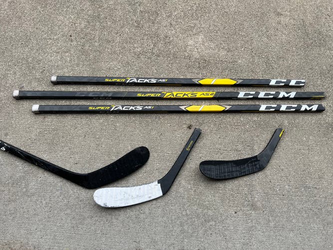 Broken Stick Lot Senior Right Handed P28  Super Tacks AS1 Hockey Stick