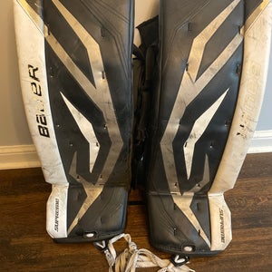 Used Bauer Supreme one70 Goalie Leg Pads 30"+ 1