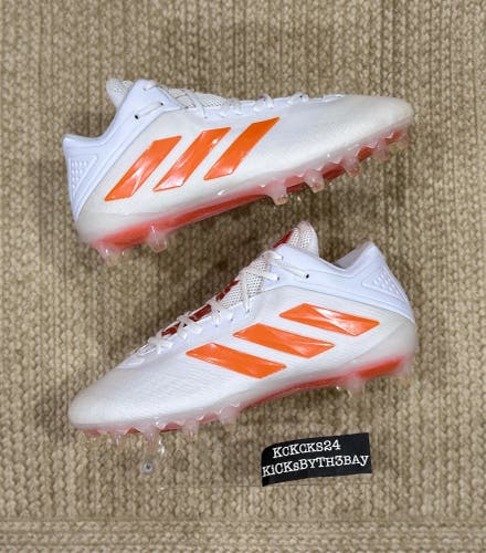 Adidas SM Freak Football Cleats White Orange FY3921 Mens size 13