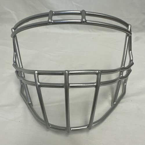 Riddell SPEED S2BD-HS4 1P Adult Football Facemask In Metallic Silver.