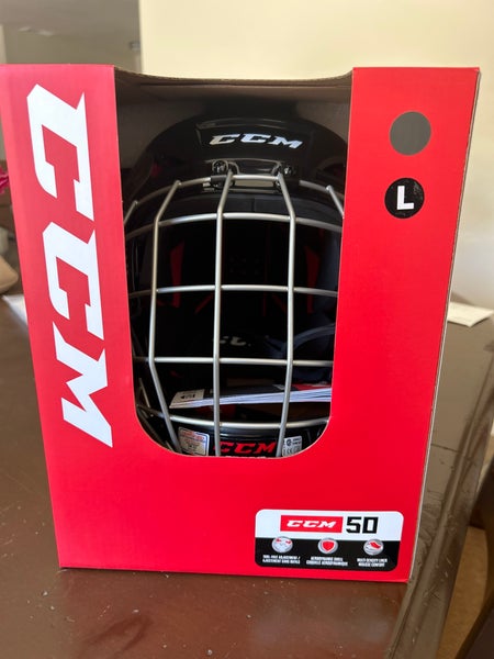 New Large CCM Pro Stock 50 Helmet