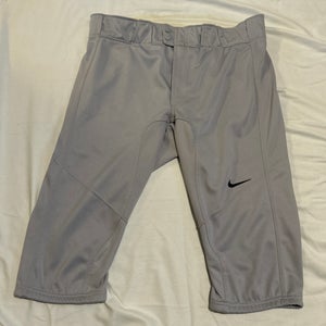 Gray New Large Nike Elite Vapor High Pant