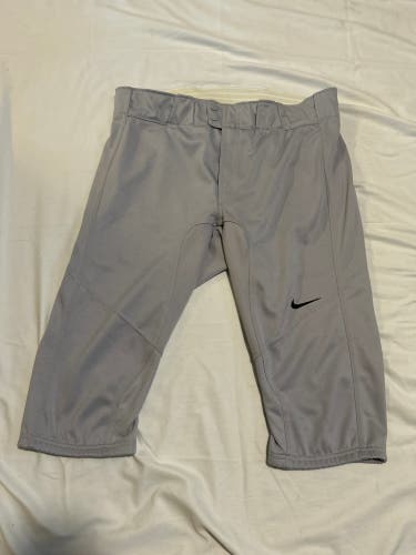 Gray New Large Nike Elite Vapor High Pant