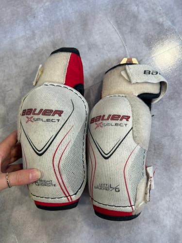 Used Junior Bauer Vapor X Select Hockey Elbow Pads (Size: Large)