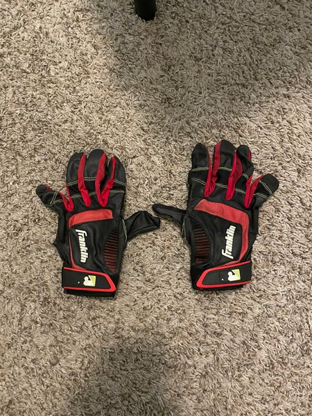 Used Large Franklin Shok-Sorb Neo Batting Gloves