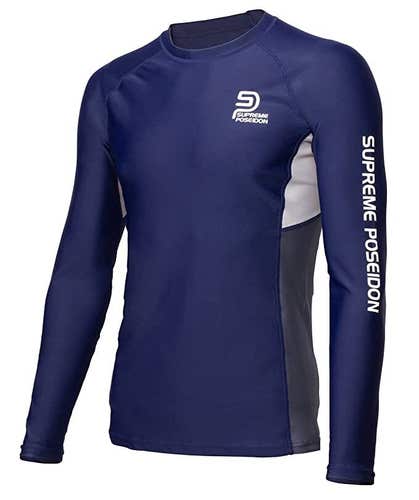 Supreme Poseidon Phantom Long Sleeve Rashguard UV Protection UPF 50+ Swimwear