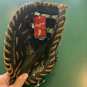 New Rawlings Left Hand Throw First Base Heart of the Hide Baseball Glove 12.75"