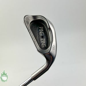 Used RH Ping Karsten Black Dot Ping Zing 8 Iron Stiff Steel Golf Club