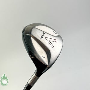 RH TaylorMade V-Steel 3 Wood 15* MAS2 Stiff Flex Graphite Golf Golf Pride No HC