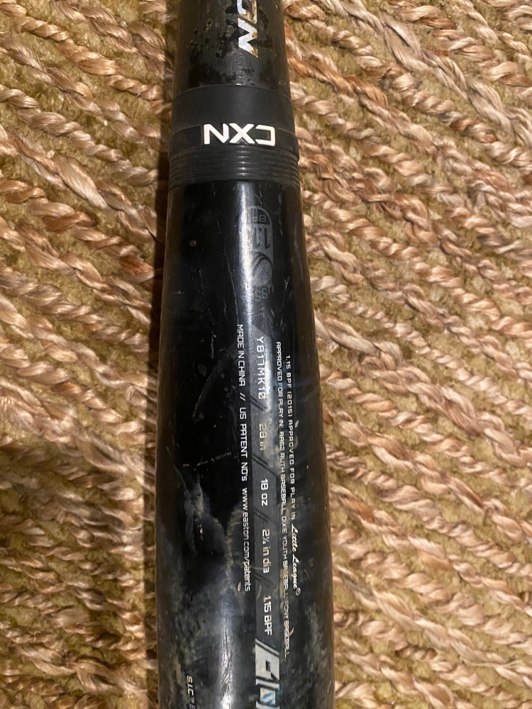 Used Easton (-10) 18 oz 28" Mako XL Bat