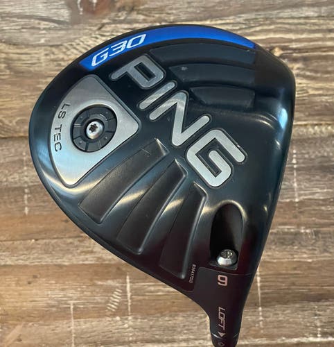 Ping G30 LS Tec Driver 9° Aldila Rogue Black 95 msi 60-3.6-s Shaft Mens RH