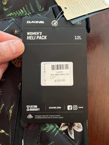 Dakine Women’s Heli Pack 12L Woodland Floral Design
