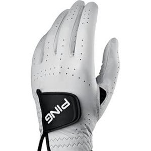 NEW RH Ping Sensor Tour White/Black Mens Small Leather Golf Glove (S)