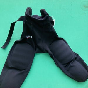 Black Youth Men's Used Large Schutt Practice Pants