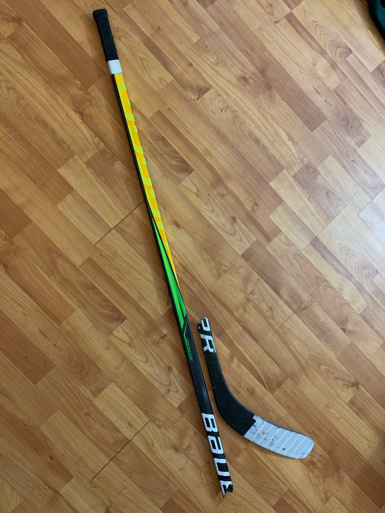 Broken Bauer Supreme UltraSonic Hockey Stick