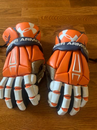 Used Player's Under Armour Large Command Pro Lacrosse Gloves