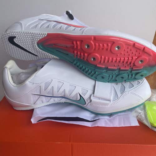 Nike Zoom Long Jump 4 White Ombre Track Field 415339-101 Size 12 Tool & Spikes