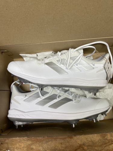 White Men's Metal Low Top Adizero Afterburner