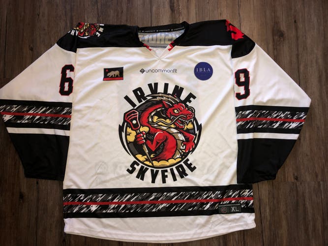 Irvine Skyfire Box Lacrosse Jersey XL #69 - Lightly used.