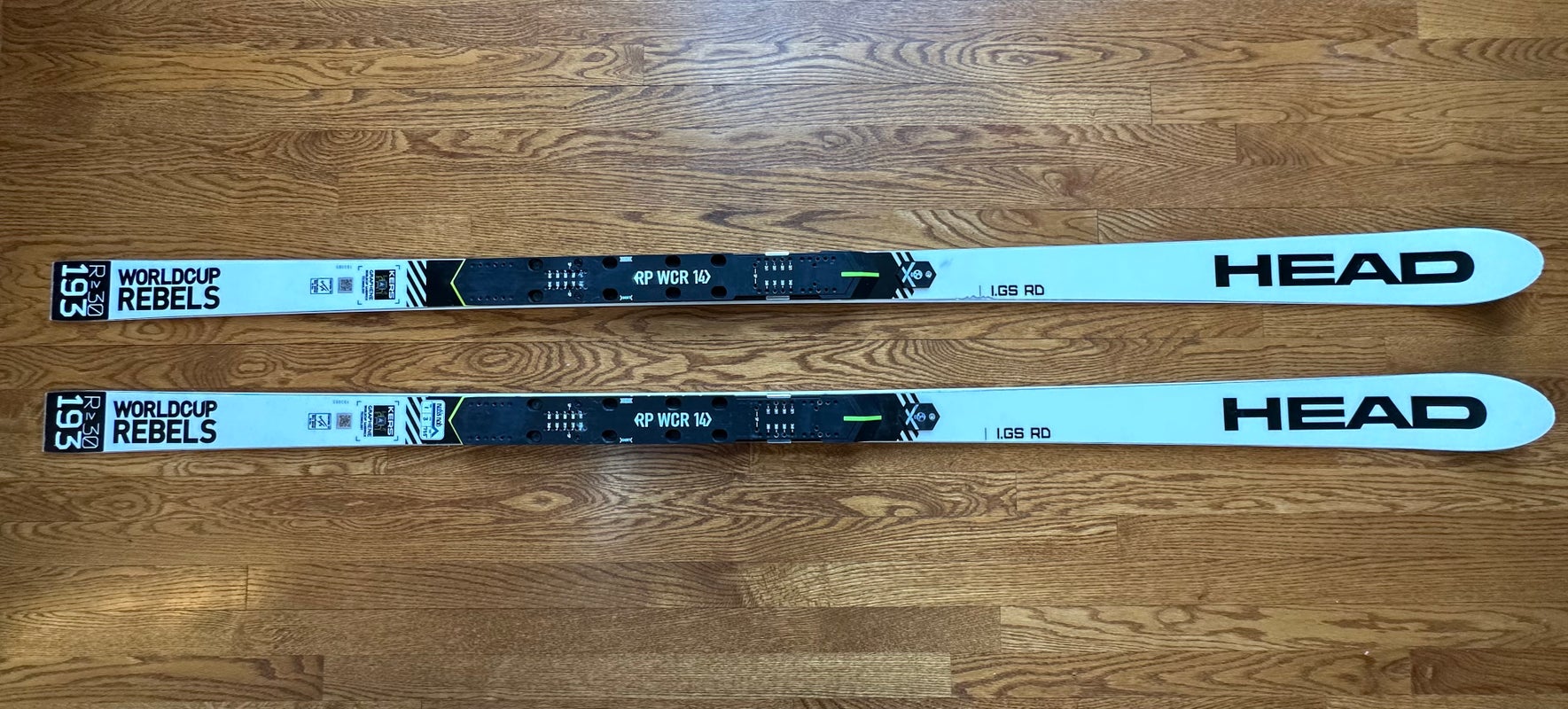 2020 Head WCR i.GS RD FIS Skis - 193cm 30m WITH BINDINGS