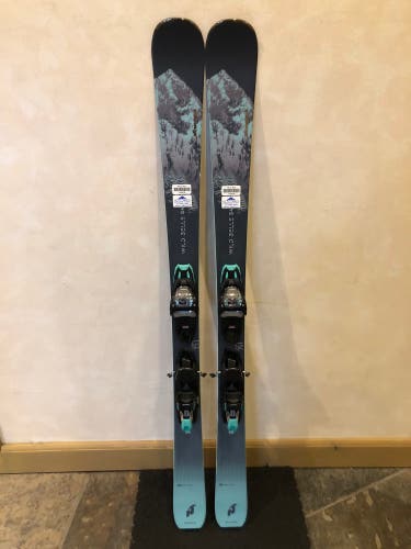 2023 Nordica Wild Belle Skis With Integrated Marker Bindings 156cm