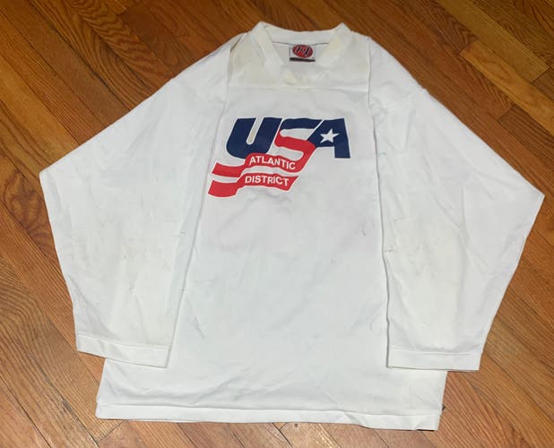 White USA Atlantic District Medium K1 Jersey