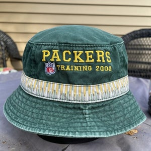 Puma Pro Line NFL Green Bay Packers Training Camp 2000 Bucket Hat Mens Size L/XL