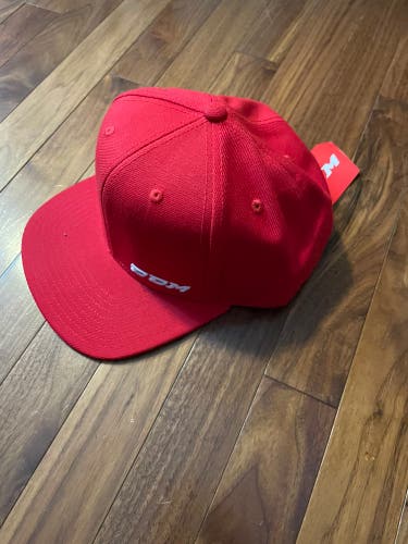 Red New  CCM Hat