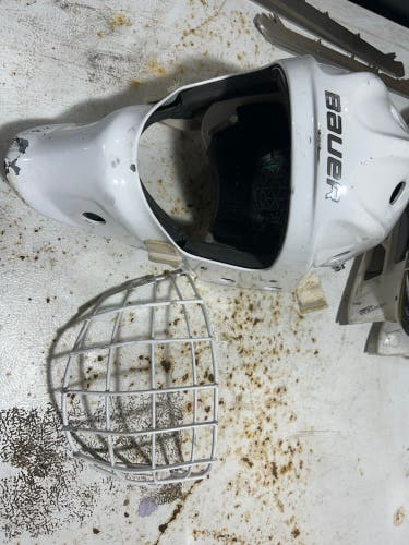 Used Bauer NME VTX Goalie Mask