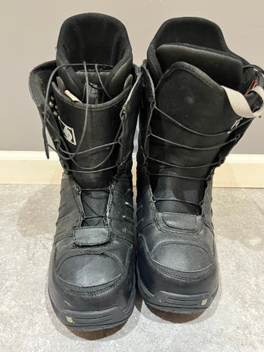 Men's Used Size 13 (Women's 14) Burton Moto Snowboard Boots Stiff Flex All Mountain