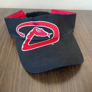 Arizona Diamondbacks Dbacks MLB BASEBALL Black Team Shop Visor Cap Hat!