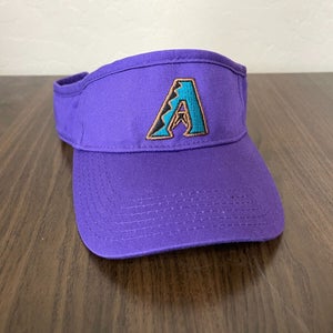Arizona Diamondbacks Dbacks MLB BASEBALL VINTAGE LOGO Purple Visor Cap Hat!