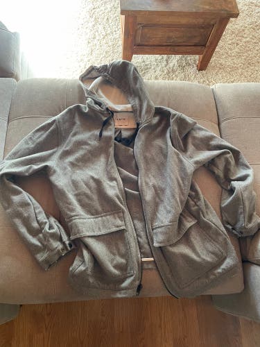 Burton Wool Blend Zip Up Jacket Hooded L