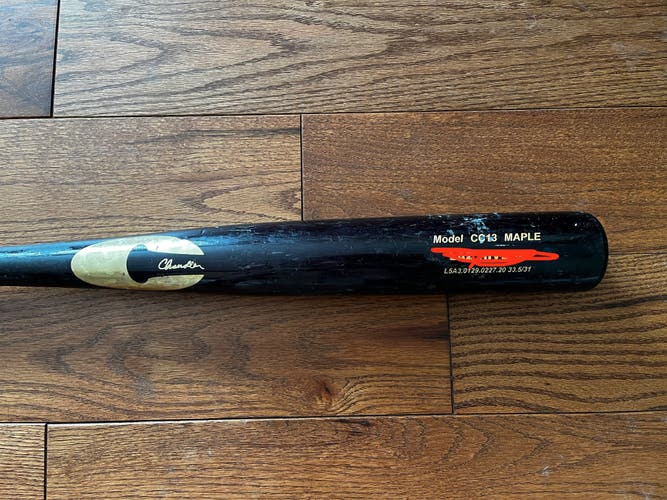 Pro Issue Chandler CC13 Maple Wood Bat 33.5/31